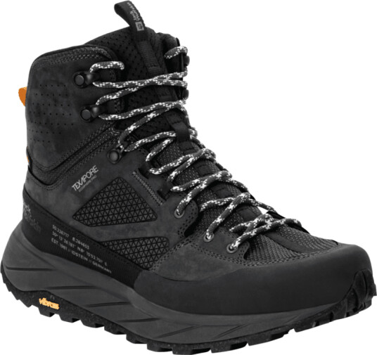 Jack Wolfskin Men's Terraquest Texapore Mid 44.5, Black