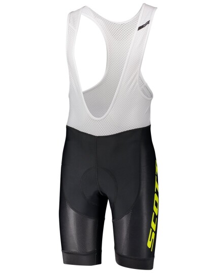 Scott Bibshorts RC Pro +++ Black/Sulphur Yellow (Storlek S)