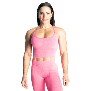 Astoria Seamless Bra, hot pink melange, xlarge