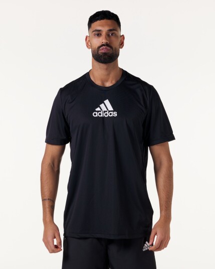 Adidas Designed to Move Sport 3 Stripes Tee Black S