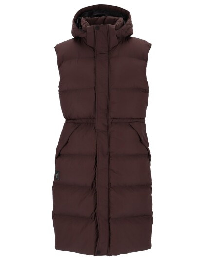 Twentyfour Mode Eva Puffy Vest D Mørk Brun 38