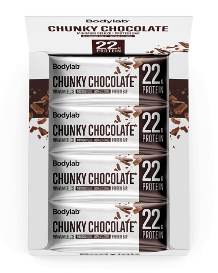 Bodylab Minimum Deluxe Proteinbar Chunky Chocolate 12x65g