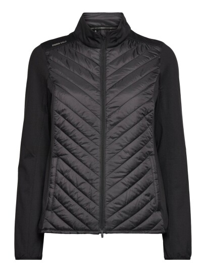 PUMA Golf W Frost Quilted Jacket Black BLACK-SLATE SKY S,M,L,XL