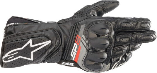 Alpinestars SP-8 V3 Motorsykkel Hansker S Svart Hvit