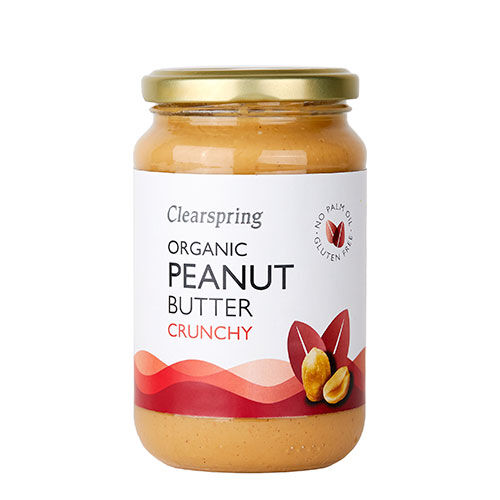 Clearspring Peanøttsmør Crunchy 350gram