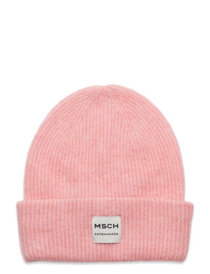 MOSS COPENHAGEN Mschhope Beanie Pink MOSS COPENHAGEN PEONY ONE SIZE