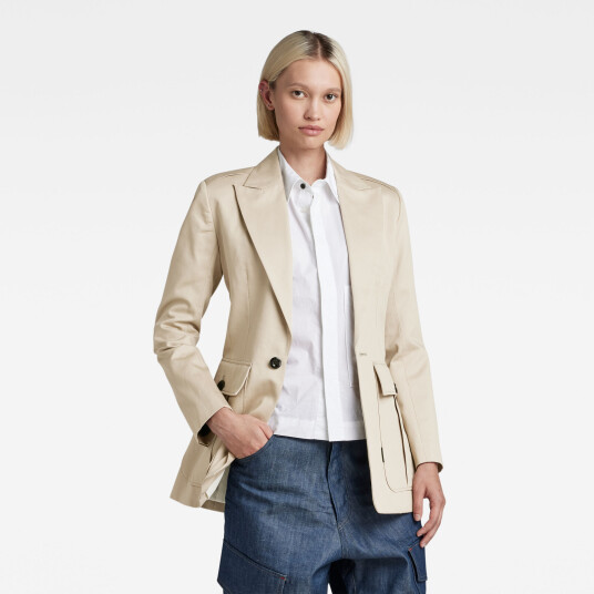 G-Star RAW Sindhu Blazer - Beige - Women XS Beige female