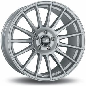 OZ Superturismo Dakar Matt Silver Black Lettering 10x20 5x112 ET26 B79