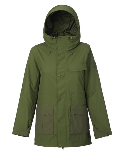 Burton Runestone Jacket W Rifle Green/Forrest Night (Storlek L)