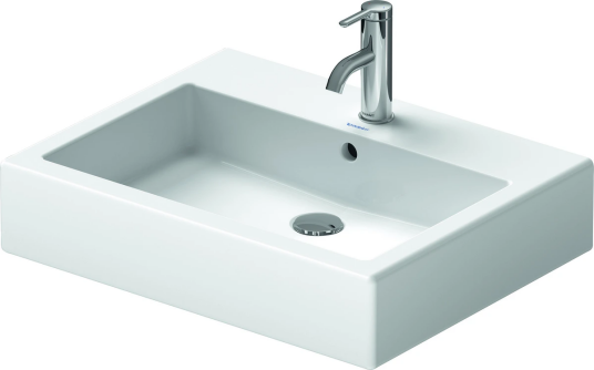 Duravit Vero Møbelservant 600x470 mm, u/bl.hull, u/o.l, Hvit m/WG