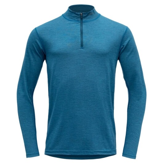 Devold Breeze Man Half Zip Neck XL, Blue Melange