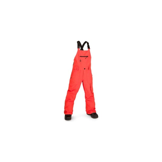 Volcom Barkley Ins Bib Overall Orange Shock - S/8år