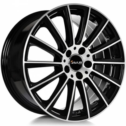 Avus Ac-M07 Black Polished 8.5x20 5x112 ET50 B66.6