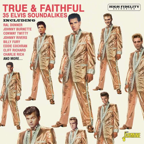 MediaTronixs Various Artists : True & Faithful: 36 Elvis Soundalikes CD Album (Jewel Case) Pre-Owned