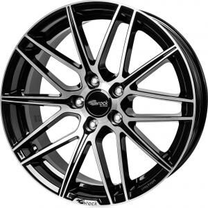 Brock B34 Black Full Polish 8x18 5x100 ET38 B63.4