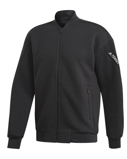 Adidas Hike Fleece Jacket M Black (Storlek XS)