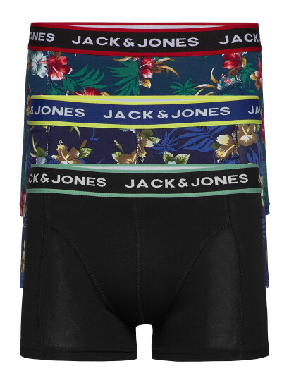 Jack & Jones Jacflower Trunks 3 Pack . noos Black Jack & J S BLACK S , M , L , XL , XXL