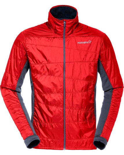 Norrøna Falketind Alpha60 Jacket M Crimson Kick (Storlek L)