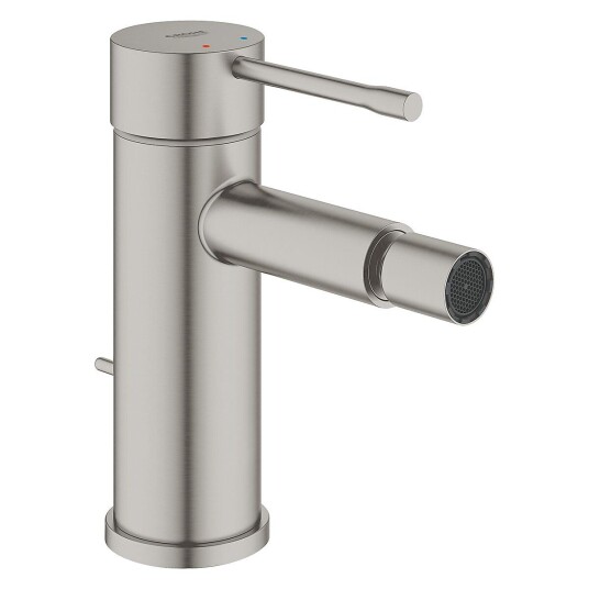 Grohe Essence bidétbatteri Med bunnventil, Supersteel