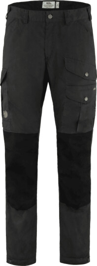 Fjellreven Men's Vidda Pro Trousers 44 Long, Dark Grey-Black