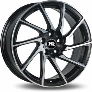 Racer Turn Satin Black Machined Face 8.5x19 5x112 ET30 B73.1