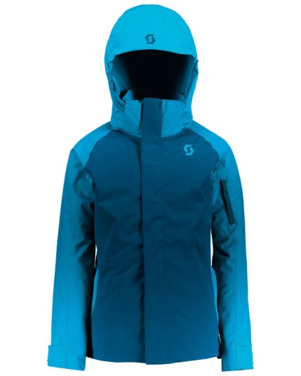 Scott Ultimate Dryo 10 Jacket JR Marine Blue/Lunar Blue (Storlek S)