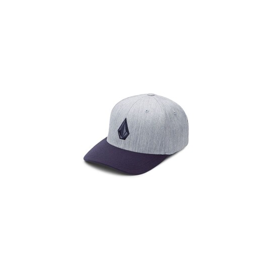 Volcom Full Stone HTHR Flexfit Hat Heather Blue - L/XL