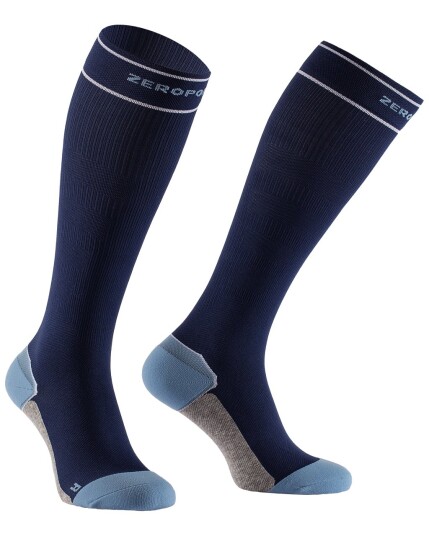 Zero Point Compression Hybrød Socks W Navy (Storlek 35-37)