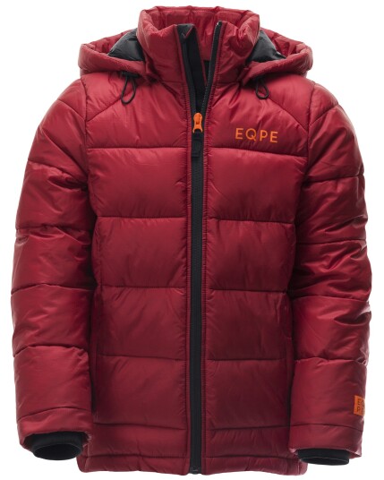 EQPE Qanuk Puffer Jacket JR Burgundy (Storlek 146/152)