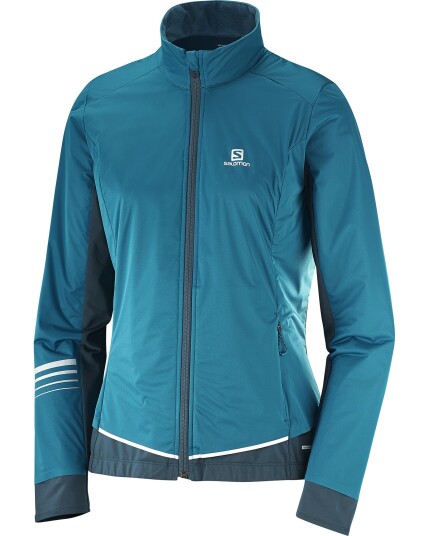 Salomon Lightning Lightshell Jacket W Deep Lagoon (Storlek M)