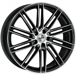 MAK Leipzig Black polished 9.5x20 5x130 ET68 B71.6