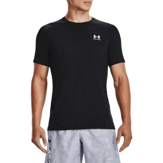 Under Armour Men's UA HG Armour Fitted Short Sleeve Sort M Man