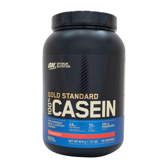 Optimum Nutrition 100 % Gold Standard Casein 908 g, proteinpulver 908g STRAWBERRY