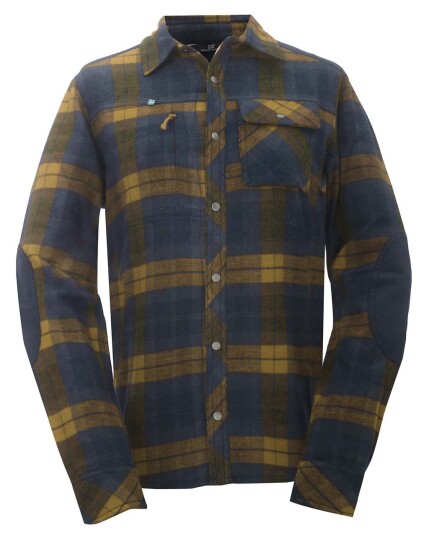 2117 of Sweden Sveg Flannel Shirt W Forest Green (Storlek S)