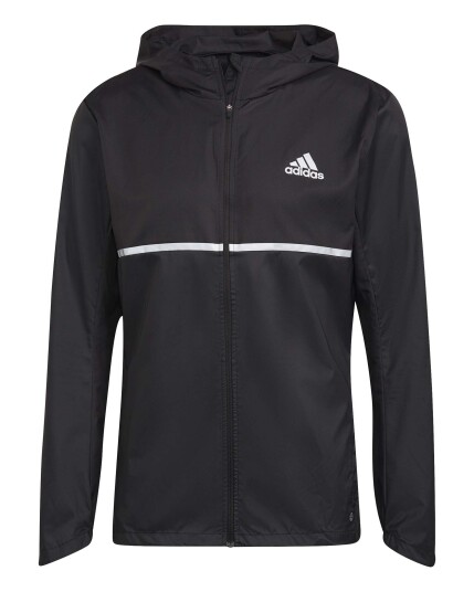 Adidas Own The Run Jacket M Black/Refsil (Storlek L)