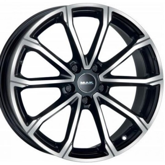 Mak Davinci Black Polished 7.5x18 5x112 ET46 B57.1