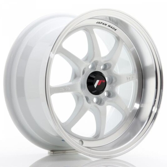 Japan Racing Tf2 White Machined Lip 7.5x15 4x100 ET30 B73.1