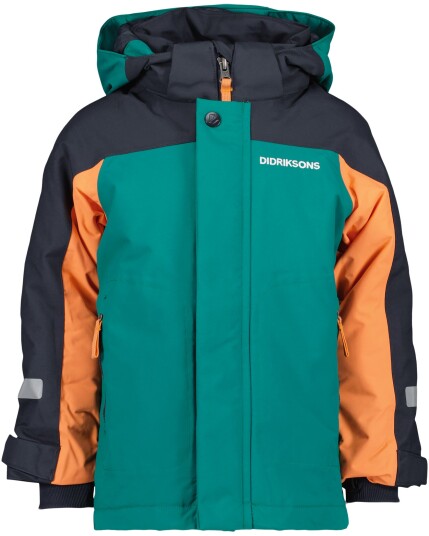 Didriksons Neptun Jacket 2 JR Petrol Green (Storlek 120)