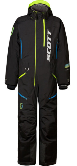 Scott DS Shell Dryo 2023 Snøscooterdress i ett stykke 3XL Svart Gul