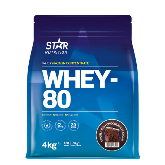 Whey-80 Myseprotein 4 kg