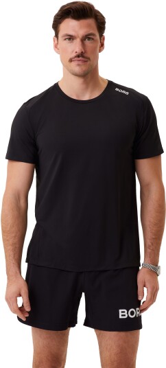 Borg Athletic T-shirt, Black Beauty Svart Medium