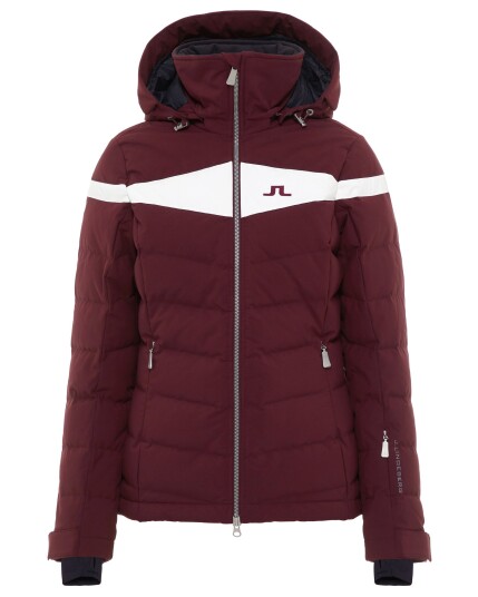 J.Lindeberg Crillon Down Jacket 2L W Dark Mahogany (Storlek XL)