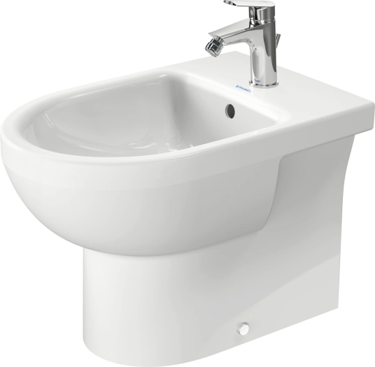 Duravit No.1 Gulvstående Bidet 365x570 mm, 1 bl.hull, m/o.l, Hvit