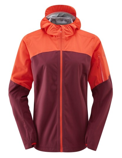 Rab Kinetic Ultra Jacket Wmns Red Grapefruit/deep Heather 16