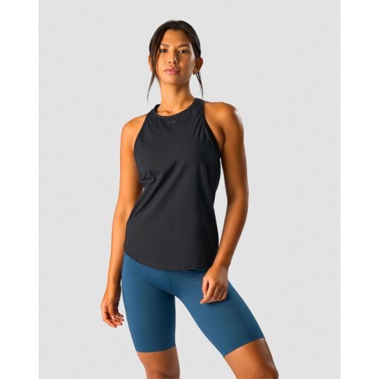 Charge Tank Top Wmn, Black Svart X-small