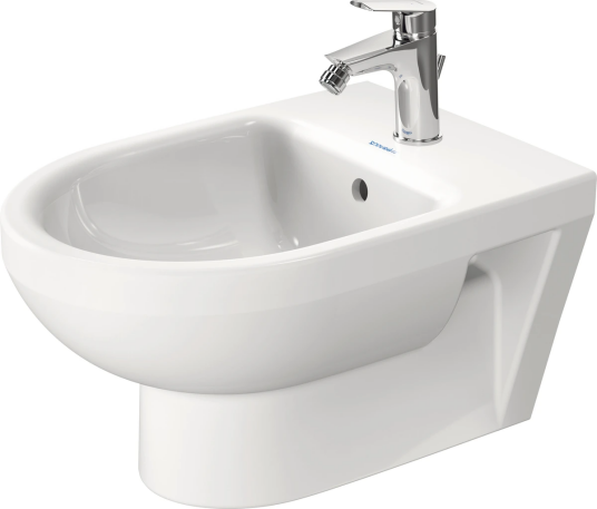 Duravit No.1 Vegghengt Bidet 370x540 mm, 1 bl.hull, m/o.l, Hvit