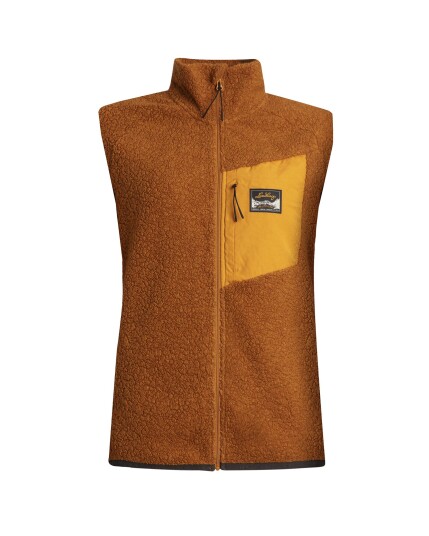 Lundhags Flok Wool Pile Vest W Dark Gold (Storlek XS)