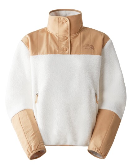 The North Face Cragmont Fleece 1/4 snøp W Gardenia White/Almond Butter (Storlek S)