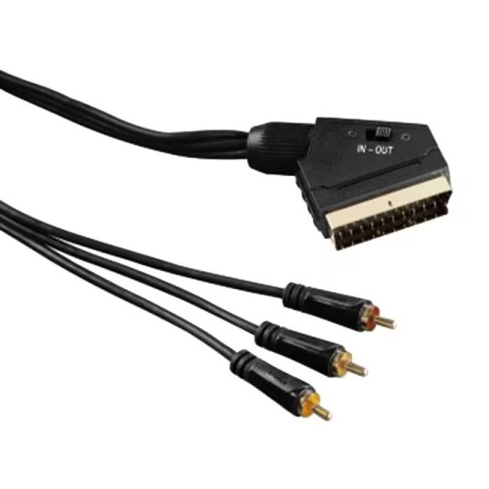 Hama AV-SCART - 3 x RCA 1,5 m