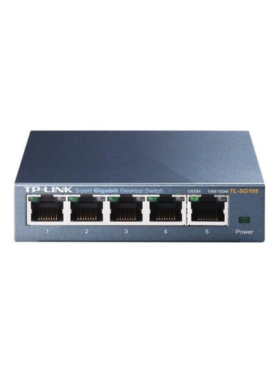 TP-Link TL-SG105 5-Port 10/100/1000Mbps Desktop Switch (6935364021146)